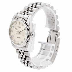 Rolex Datejust 31MM 68274 Factory Silver Diamond Dial Watch